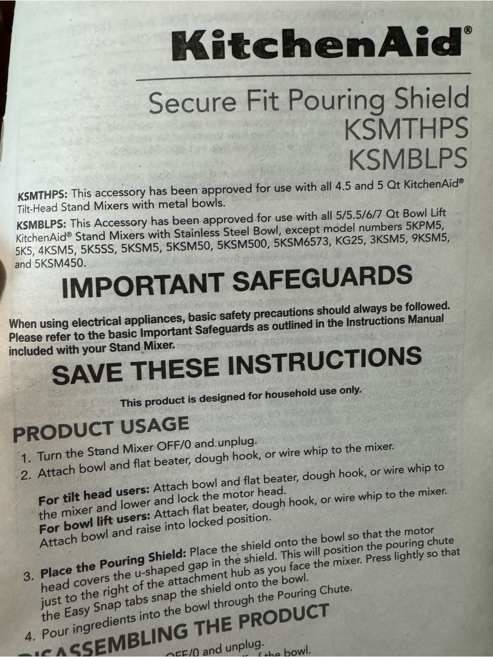 KitchenAid Red Pouring Shield Accessory - Picture 8 of 8